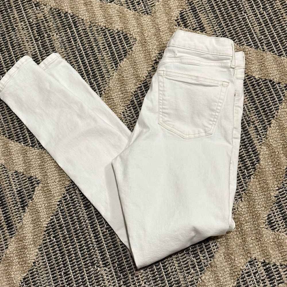 Topshop White Jamie High-Waist Skinny Jeans Size 30 Tall - Picture 6 of 13